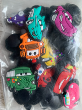 Load image into Gallery viewer, Cars Themed 10 Croc Charms ASSORTED
