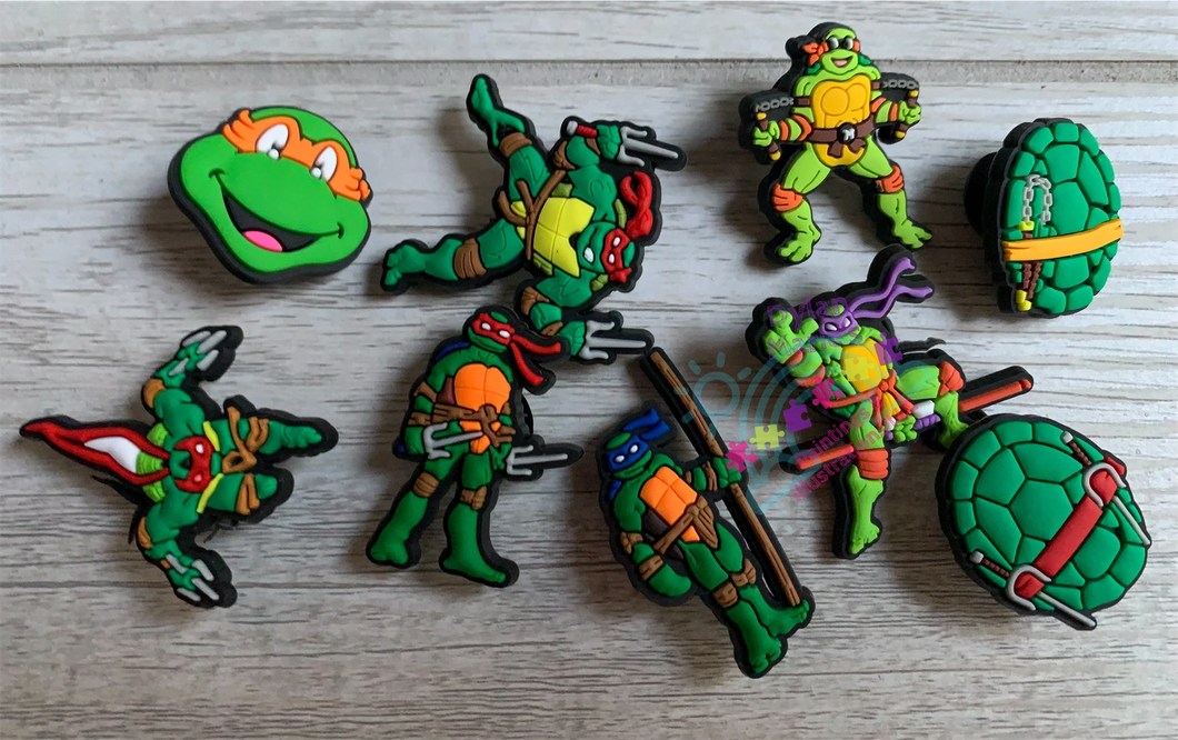 Turtle Croc Charms 10 ASSORTED