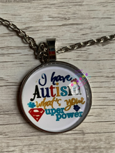 Load image into Gallery viewer, Autism awareness necklace
