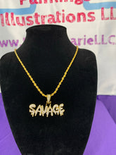 Load image into Gallery viewer, Savage &quot;Business Savvy&quot; 30in Chain w/Studded Pendant
