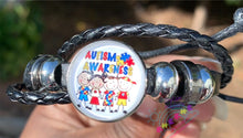 Load image into Gallery viewer, Leather Band Bracelets-Austim
