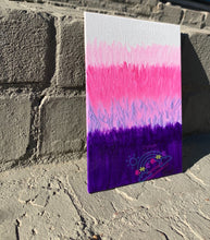 Load image into Gallery viewer, “Shady” in pink w/clear easel

