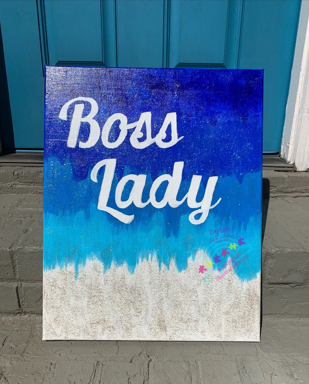 “Boss Lady” in Blue