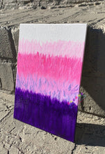 Load image into Gallery viewer, “Shady” in pink w/clear easel
